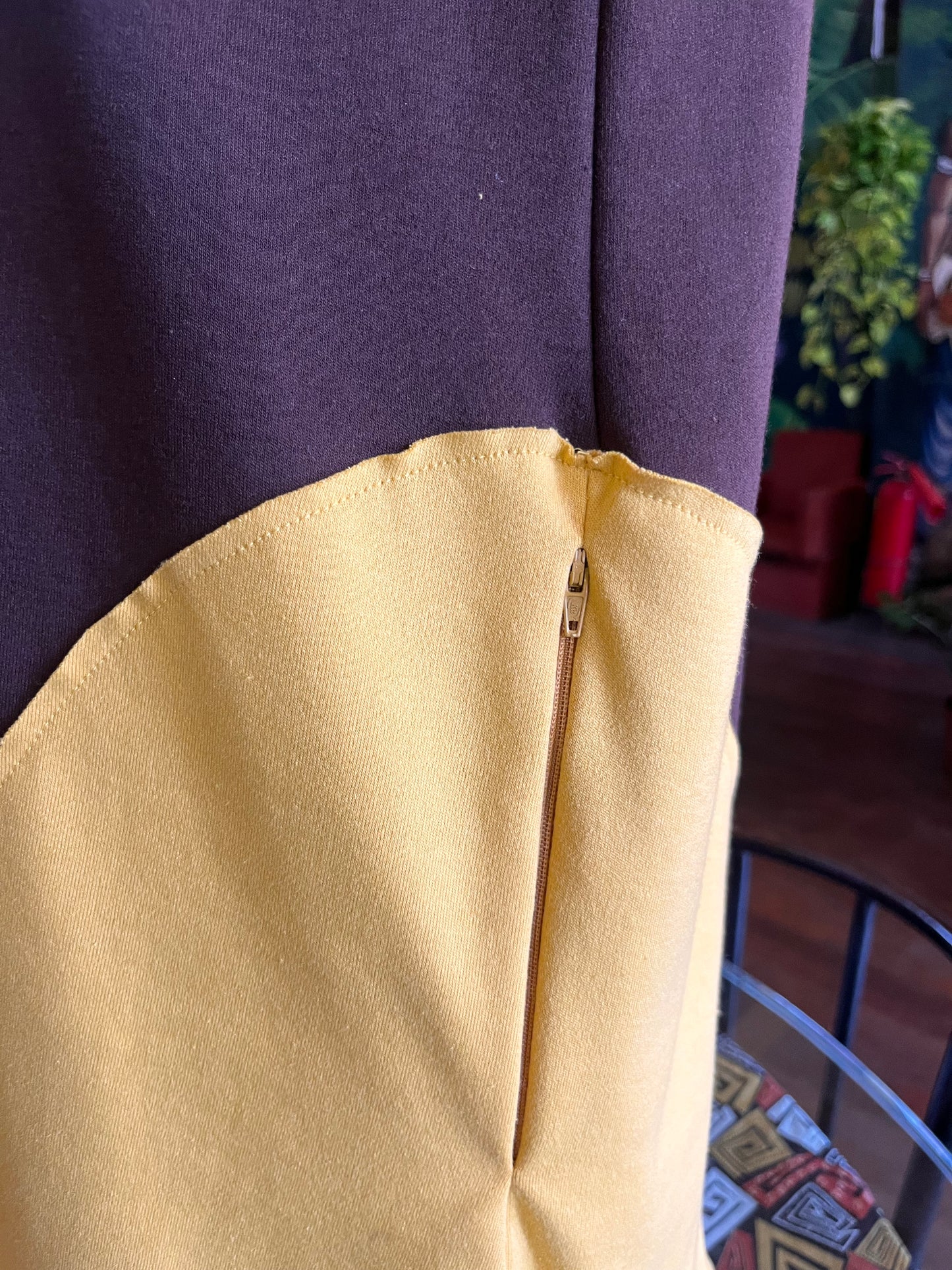 Blusa malhão bicolor