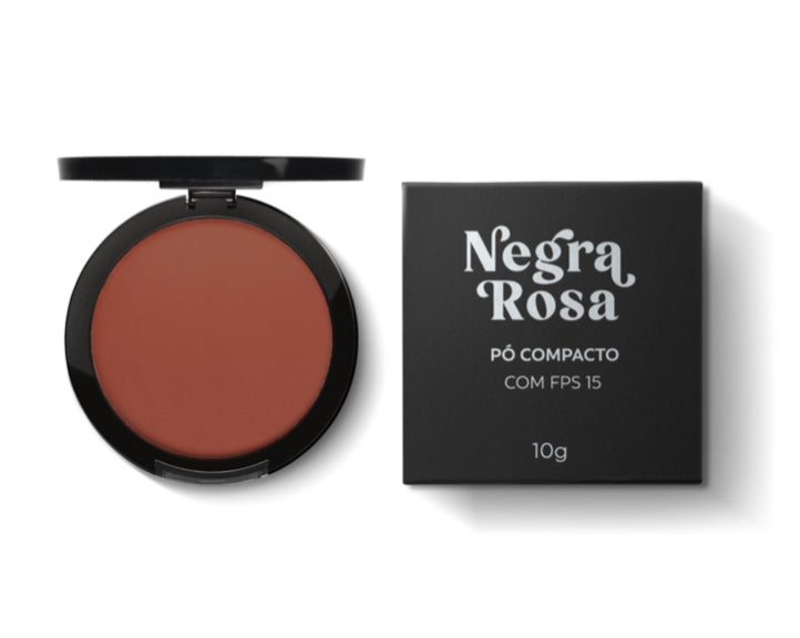 Pó compacto Negra Rosa com FPS15 - 10g