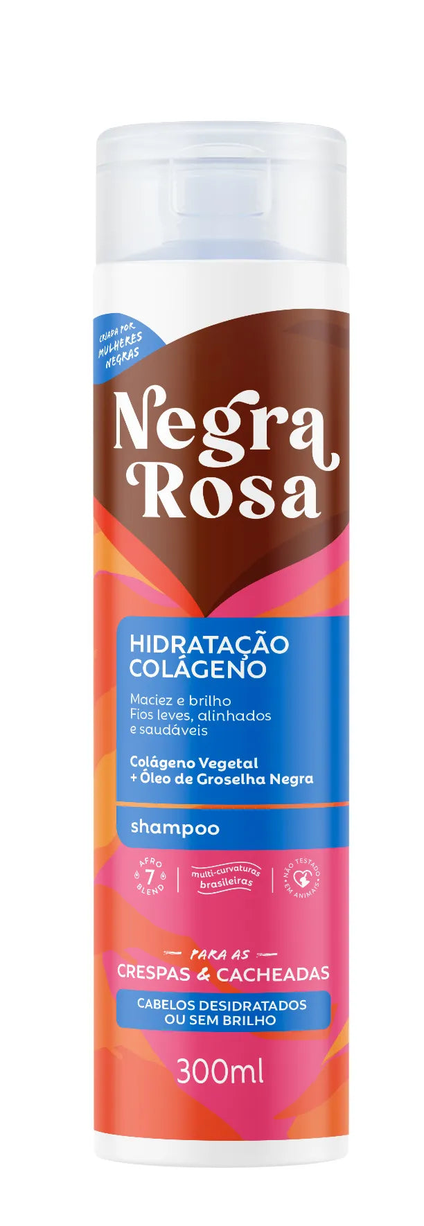Shampoo hidratação colágeno Negra Rosa - 300ml
