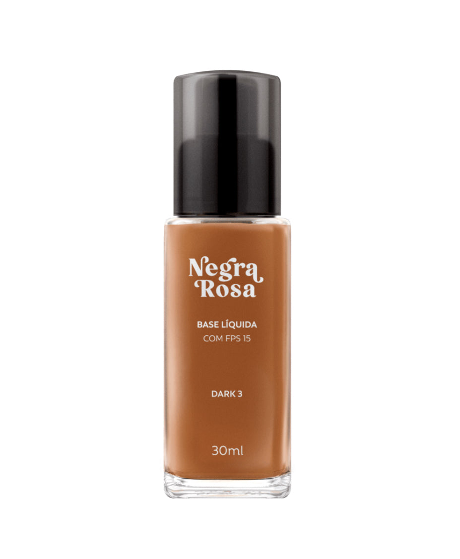 Base Negra Rosa FPS15 - 30ml