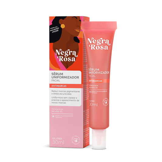 Sérum uniformizador facial Negra Rosa - 30ml