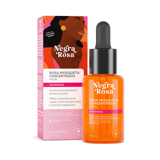 Rosa Mosqueta Concentrado Facial Negra Rosa - 30ml