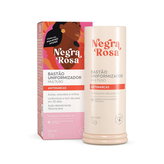 Bastão uniformizador multiuso antimarcas Negra Rosa - 12g