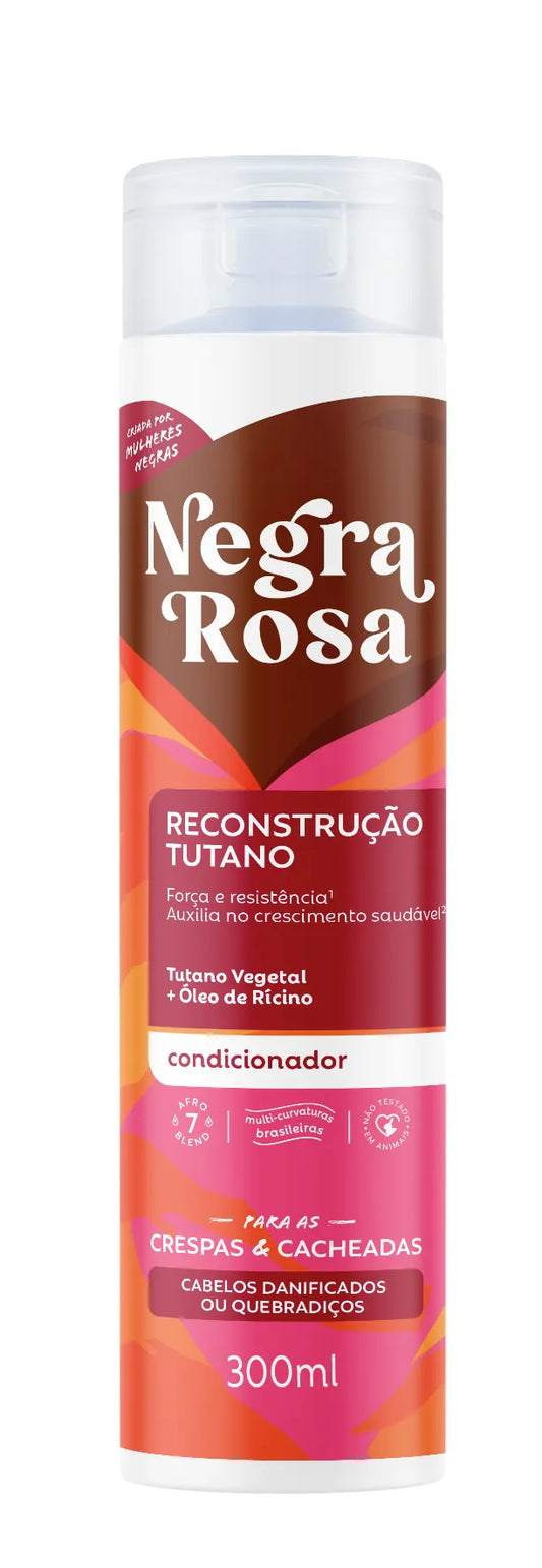 Condicionador reconstrução tutano Negra Rosa - 300ml