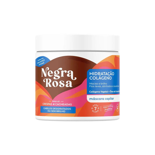 Máscara capilar hidratação colágeno Negra Rosa - 500g
