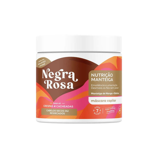 Máscara capilar nutrição manteiga Negra Rosa - 500g
