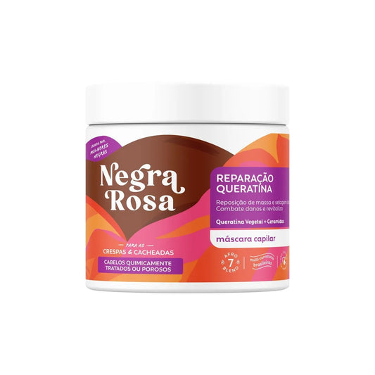 Máscara capilar reparação queratina Negra Rosa - 500g