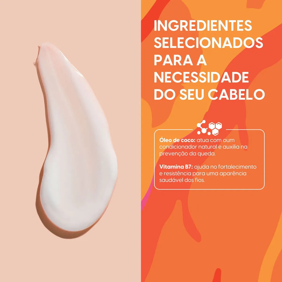 Creme de pentear cabelos crespos Negra Rosa - 500ml