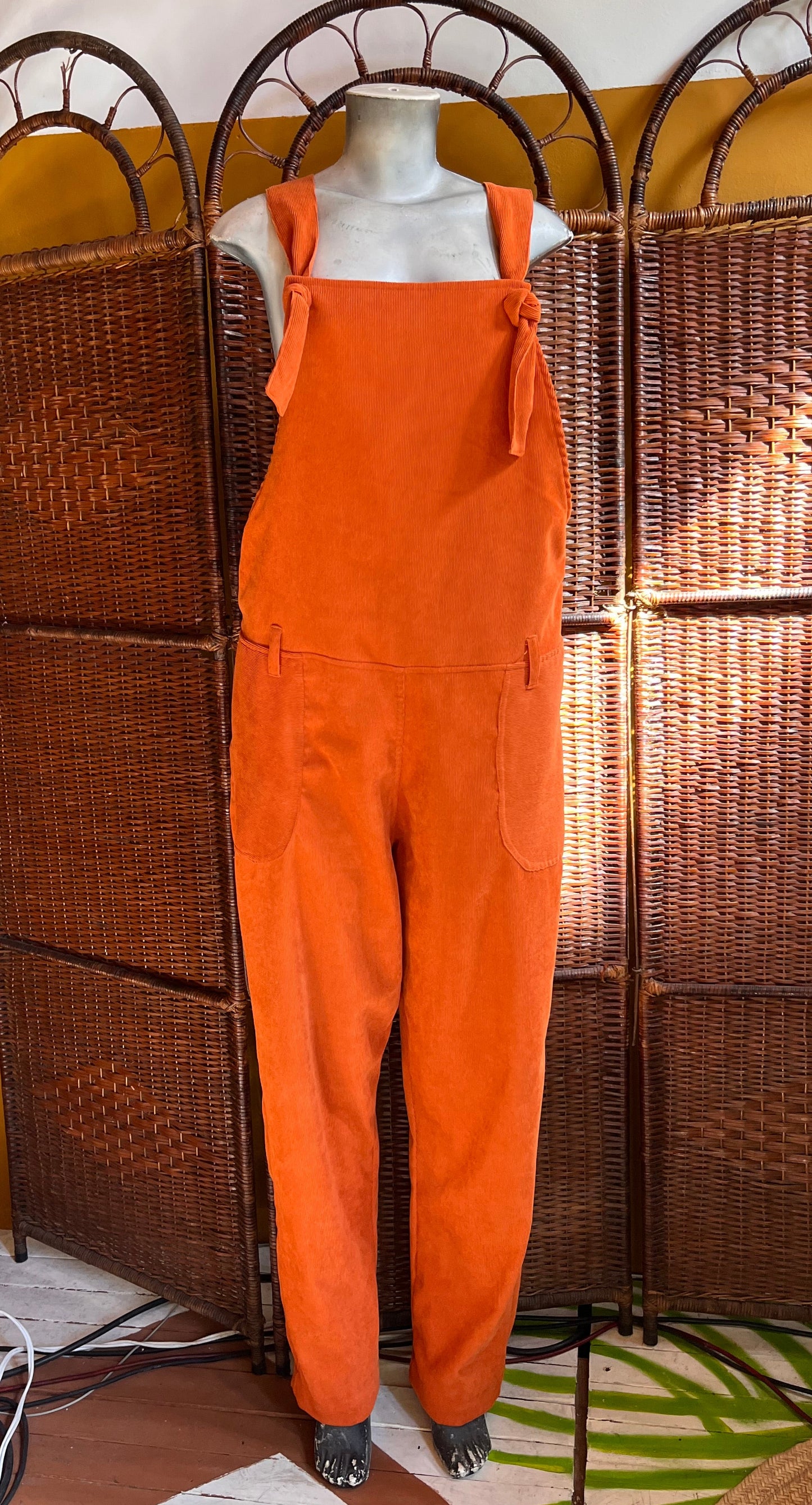 Macacão canelado